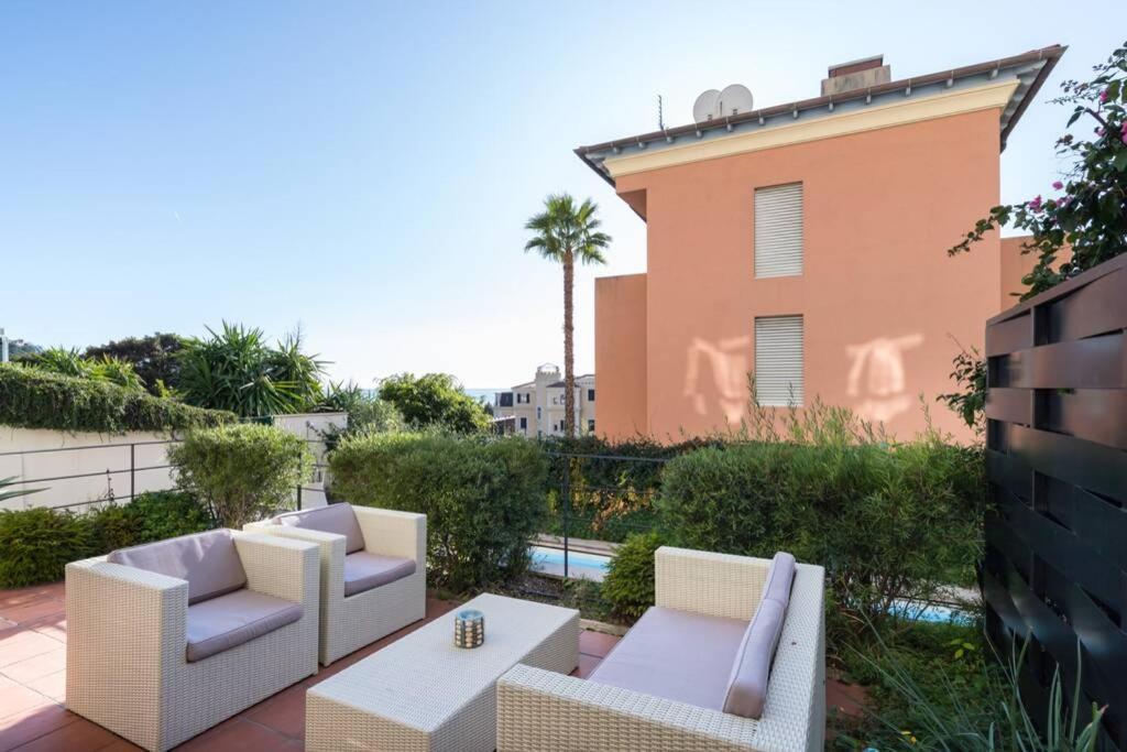 Villa Rocky - Luxury 3Br Apt In Liberty Villa.Pool,Garden,Wifi Рокбрюн-Кап-Мартин Екстериор снимка